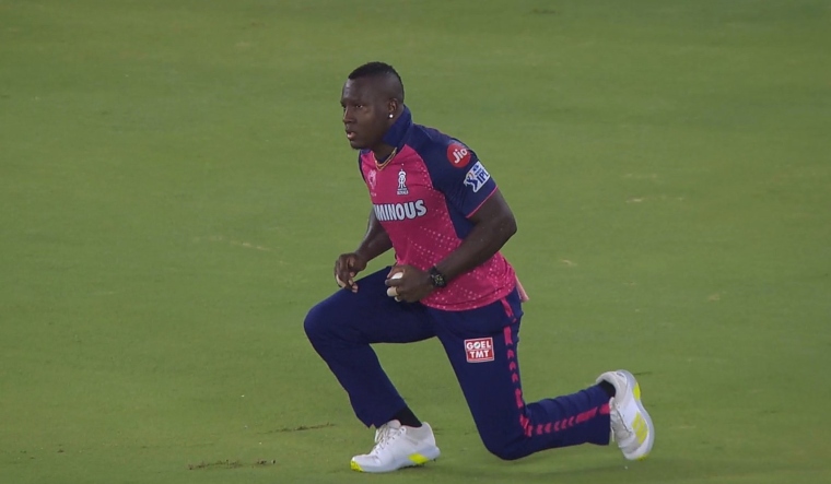Rajasthan Royals Rovman Powell took four catches against RCB